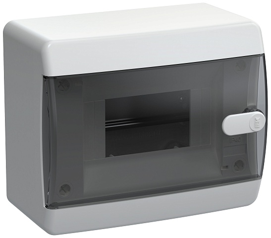 IEK UNION Compact Корпус пласт. ЩРН-П-6 IP41 черн. пр. дв.
