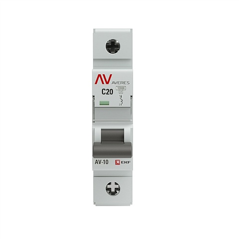 EKF Averes AV-10 Автоматический выключатель  (С) 1P 20А 10kA