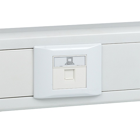 EKF PROxima Розетка RJ-45, категории 5e (ширина 2 модуля)