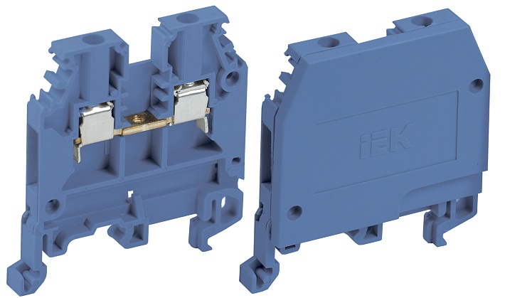 IEK Зажим наборный ЗНИ-2,5мм2 (JXB24А) синий
