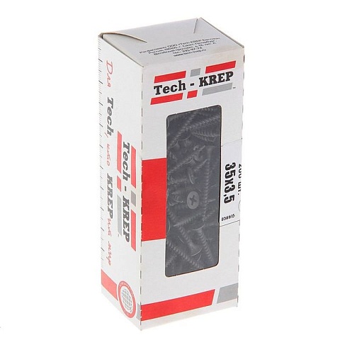 Tech-Krep Саморез ШСГМ 3,5х35 (200 шт) - коробка с ок. 102130
