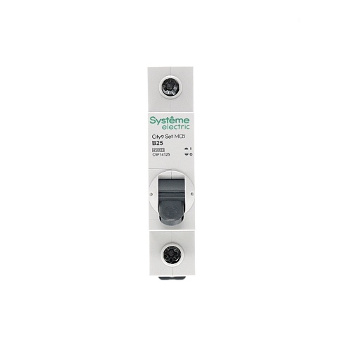 Systeme Electric City9 Set Автоматический выключатель (АВ) B 25А 1P 4.5kA 230В