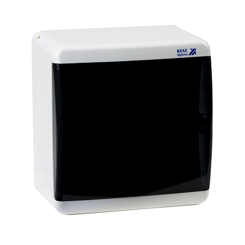 КЭАЗ Корпус пластиковый Навесной OptiBox P-UNK-1-06-IP41 Прозрачная черная дверь