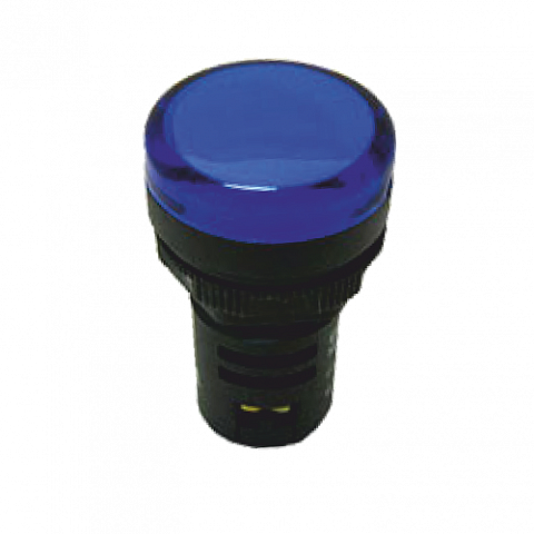 CHINT Индикатор ND16-22D/2 синий AC/DC230В (R)