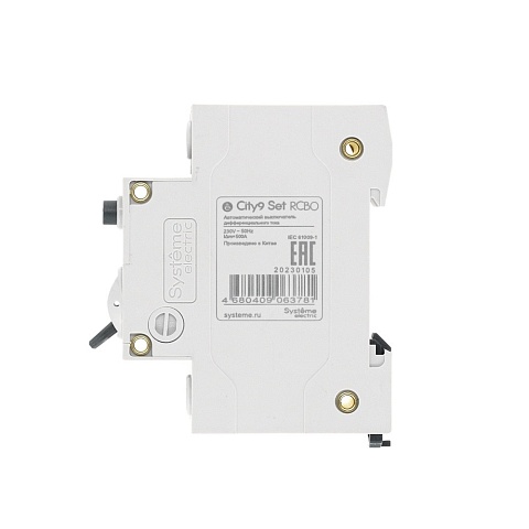 Systeme Electric City9 Set Авт. выкл. диф. тока (АВДТ) 1P+N С 25А 4.5kA 10мА Тип-A 230В