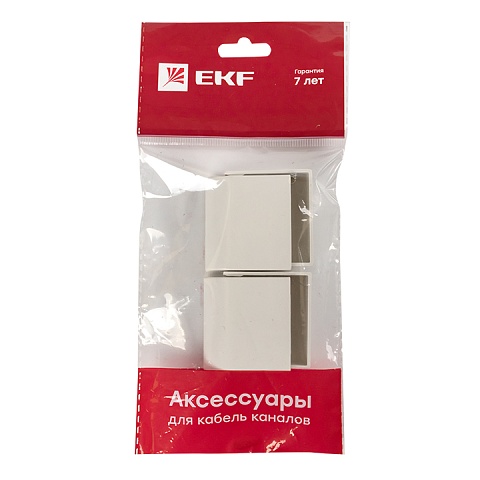 EKF PROxima Заглушка (40х16) (4 шт) Plast Белый