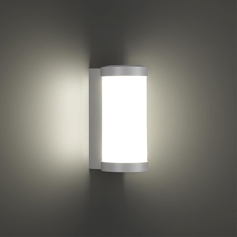 Novotech 359299 STREET NT24 000 белый Светильник ландшафтный настенный IP65 LED 6W 4000K 180-265V OPAL