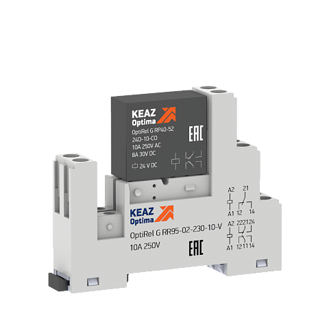 КЭАЗ Релейный модуль OptiRel G RM48-52-24D-10-V-CO
