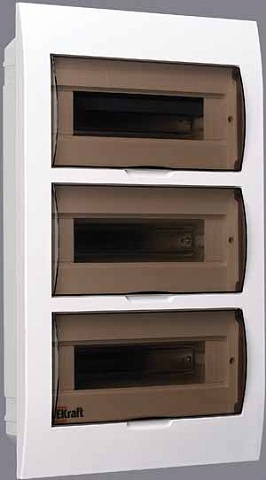 Dekraft Корпус пластиковый встраиваемый 36 мод. IP41 ЩРВ-П-36