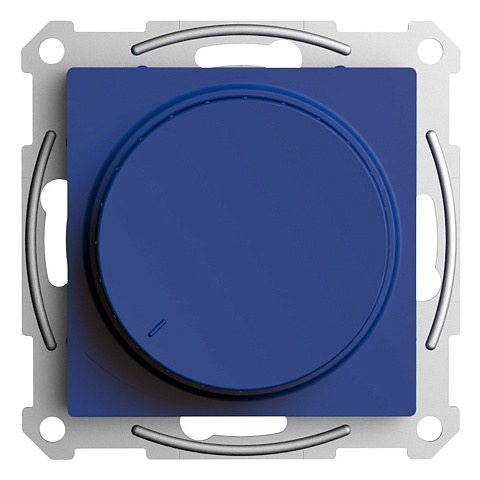 Systeme Electric AtlasDesign Аквамарин Светорегулятор (диммер) повор-нажим, LED, RC, 400Вт, мех.