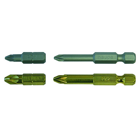Haupa Бита TIN PZ 1х50 мм (10 штук в упаковке)