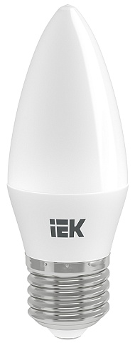 IEK Лампа светодиодная ECO C35 свеча 5Вт 230В 4000К E27