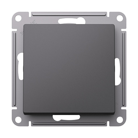Systeme Electric AtlasDesign Базальт Выключатель 1-клавишный, сх.1, 10АХ, механизм