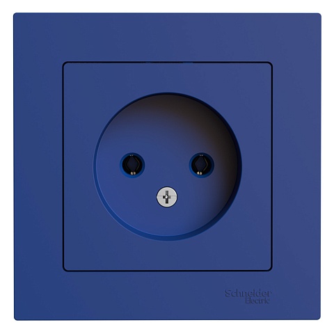 Systeme Electric AtlasDesign Аквамарин Розетка б/з, 16А, в сборе