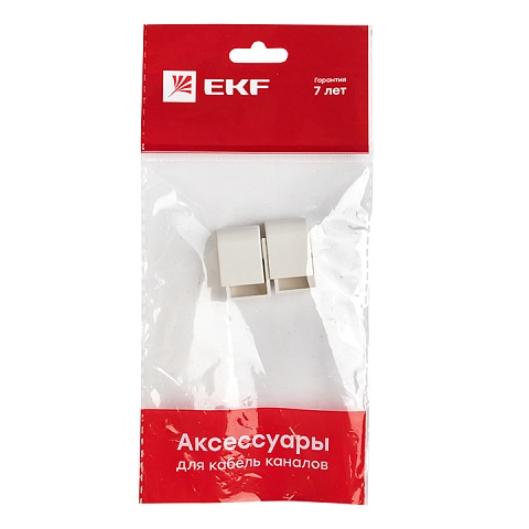 EKF PROxima Заглушка (15х10) (4 шт) Plast Белый