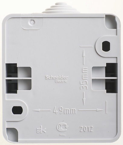 Systeme Electric Этюд наруж Серый Переключатель 1-клавишный IP44 сх.6