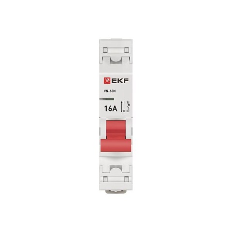 EKF Выключатель нагрузки 1P 16А ВН-63N PROxima