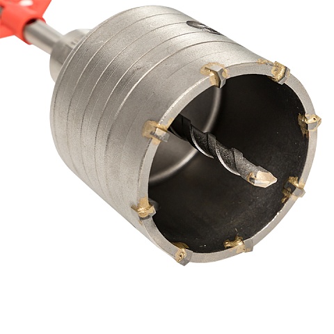 EKF Basic Коронка буровая по бетону с оснасткой TCT-68 М22 SDS-plus Master