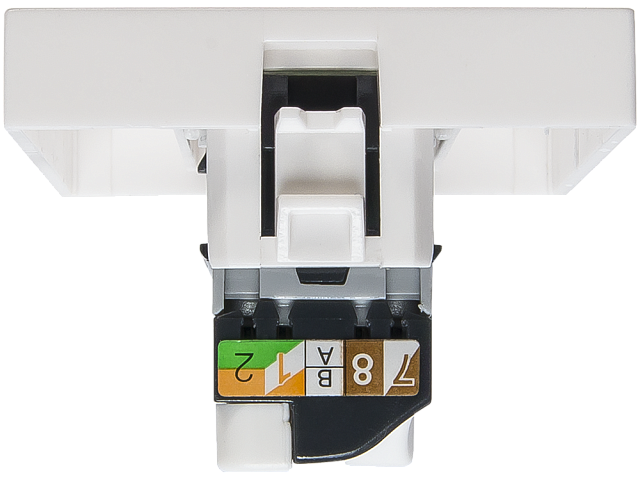 SPL Розетка информационная UTP 1хRJ45 45х45 cat5е