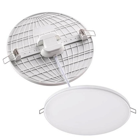Novotech 358145 NT19 078 белый Встраиваемый светильник IP20 LED 3000K 24W 85 - 265V MOON