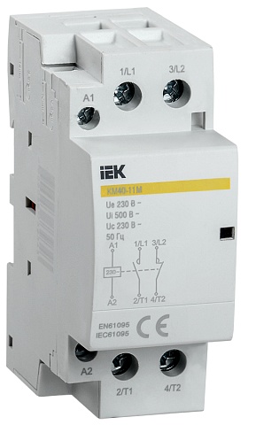 IEK KARAT Контактор модульный КМ40-11М AC