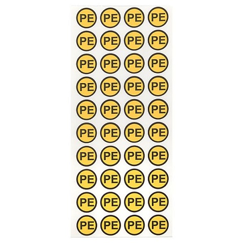 EKF PROxima Наклейка "PE" (d20мм.)