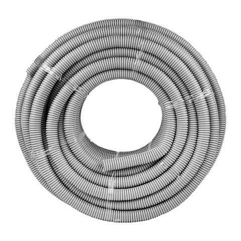 EKF PROxima Труба гофр. ПВХ Plast с зондом d32мм (50м.)