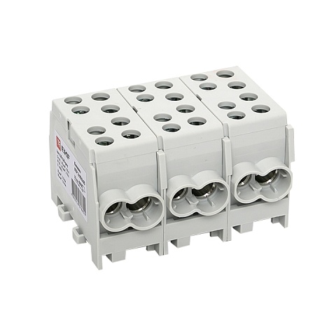 EKF PROxima Клемма распределительная КСР с двойным винтом 2x35/2x25 серая