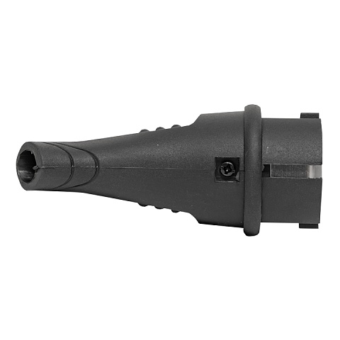 EKF Basic Вилка угловая каучуковая с кольцом 230В 2P+PE 16A IP44