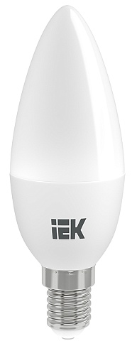 IEK Лампа светодиодная ECO C35 свеча 9Вт 230В 3000К E14