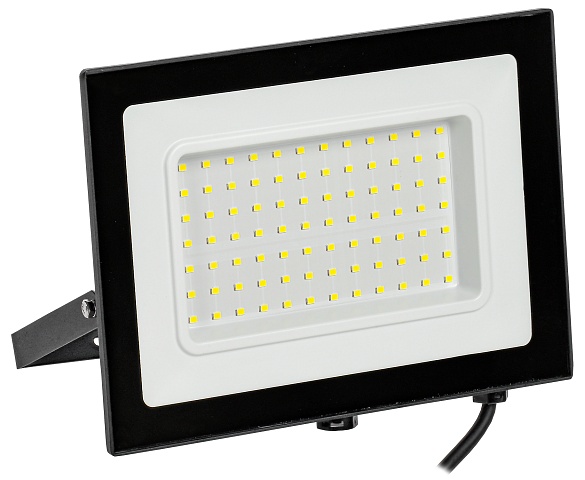 IEK Черный Прожектор LED СДО 06-100 IP65 6500 K