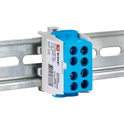 EKF PROxima Клемма распределительная КСР с двойным винтом 2x35/2x25 синяя