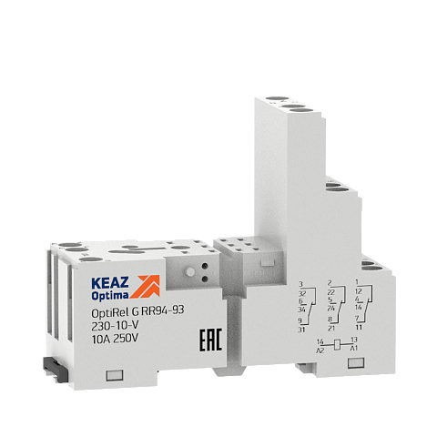 КЭАЗ Розетка для реле OptiRel G RR94-93-230-10-V