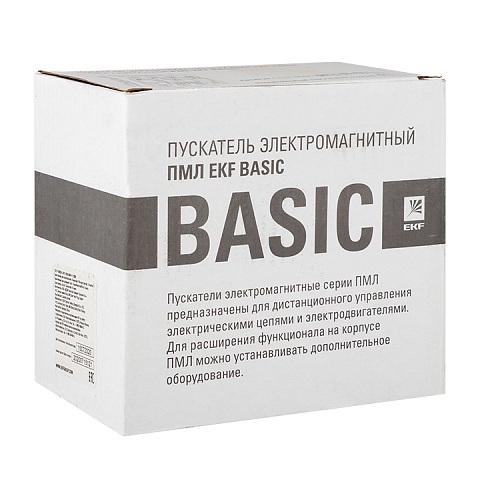 EKF Basic Пускатель электромагнитный серии ПМЛ-3160М 40А 400В  Basic