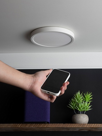 Умный потолочный светильник 230 мм 18 W EKF Connect