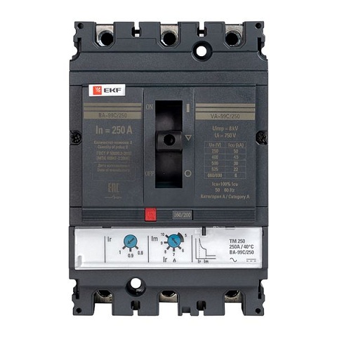 EKF PROxima Автоматический выключатель ВА-99C (Compact NS) 250/250А 3P 45кА