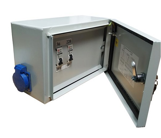 Ящик с понижающим трансформатором ЯТП IP54 0,25кВА 220/24В EKF Basic