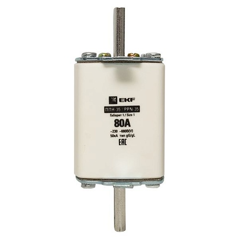 EKF PROxima Плавкая вставка ППН-35 250/ 80А габарит 1
