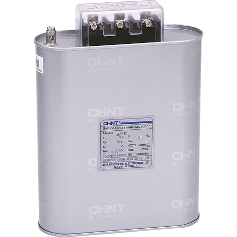 CHINT Трехфазный конденсатор BZMJ 0.4-15-3 АС400В, 15 кВАр