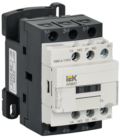IEK ARMAT Контактор КМИ-А-11812 LC1D 18А 400В/АС3 1НО/1НЗ