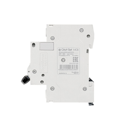 Systeme Electric City9 Set Автоматический выключатель (АВ) С 6А 3P 4.5kA 400В