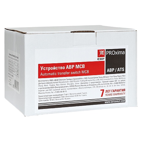 EKF PROxima Устройство АВР МCB 25А (C) 3Р 400В