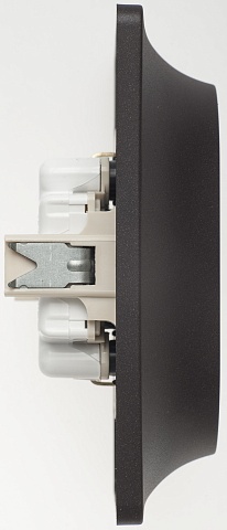 Systeme Electric Glossa Шоколад Розетка 2-ая с/з, 16А (в сборе)