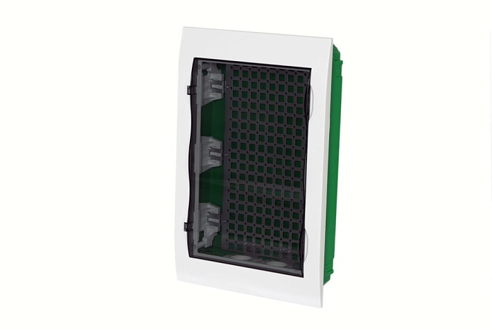 Systeme Electric City9 Box IT корпус встраиваемый с проз дв. 3ряд/36мод 2 розетки