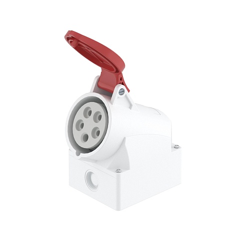DKC Розетка настенная IP44 32A 3P+E+N 400В