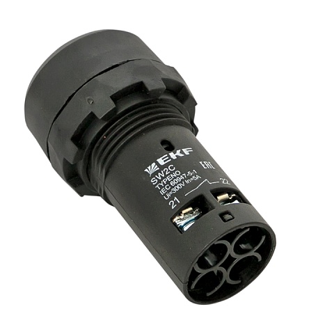 EKF PROxima Кнопка SW2C-10D с подсветкой красная NO
