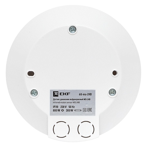 EKF PROxima ИК датчик движения потолочный 800Вт 360гр. до 6м IP20 MS-24B
