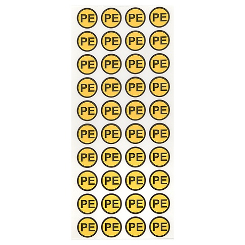 EKF PROxima Наклейка "PE" (d20мм.)