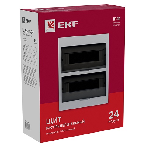 EKF PROxima Щит распред. навесной ЩРН-П-24 IP41