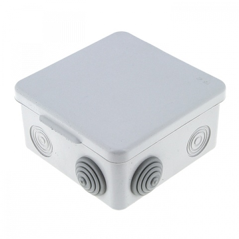 EKF PROxima Коробка распределительная КМР-030-014 с крышкой (100х100х50), 10 мембр. вводов IP55